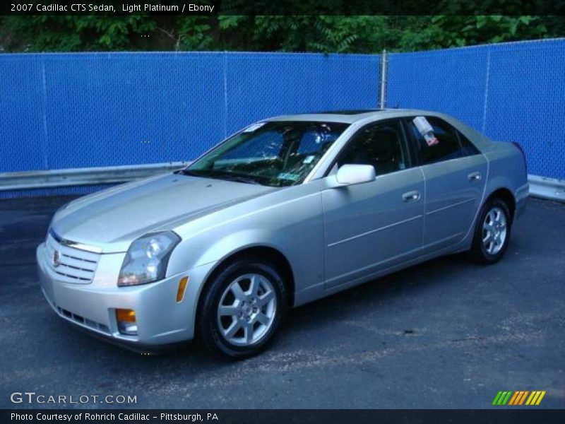 Light Platinum / Ebony 2007 Cadillac CTS Sedan