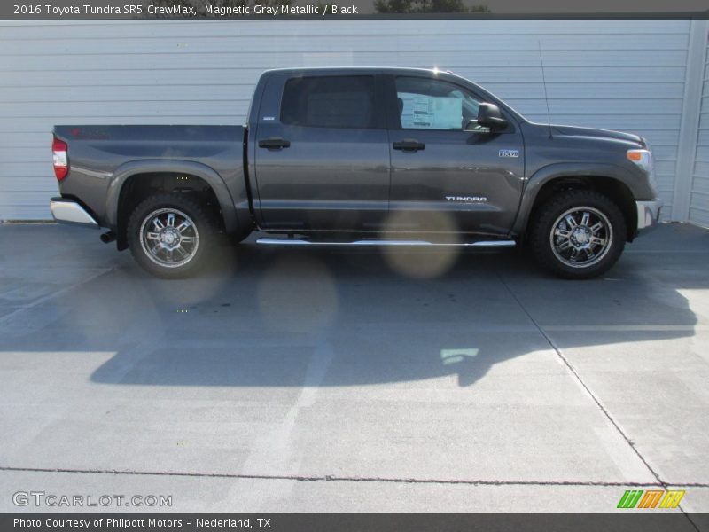 Magnetic Gray Metallic / Black 2016 Toyota Tundra SR5 CrewMax