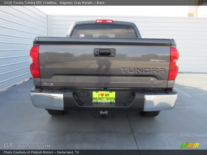 Magnetic Gray Metallic / Black 2016 Toyota Tundra SR5 CrewMax