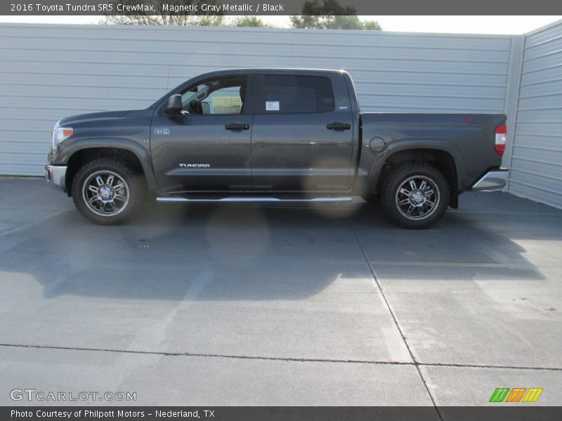 Magnetic Gray Metallic / Black 2016 Toyota Tundra SR5 CrewMax
