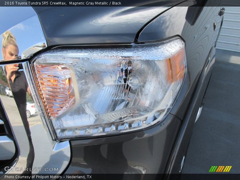 Magnetic Gray Metallic / Black 2016 Toyota Tundra SR5 CrewMax