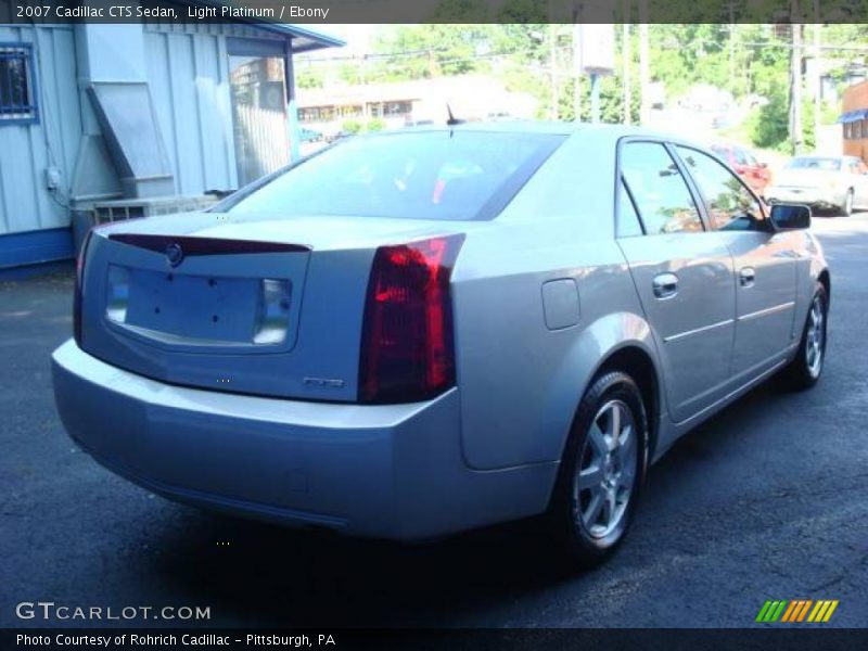 Light Platinum / Ebony 2007 Cadillac CTS Sedan