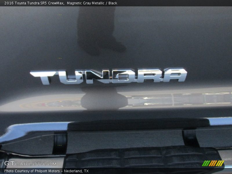 Magnetic Gray Metallic / Black 2016 Toyota Tundra SR5 CrewMax