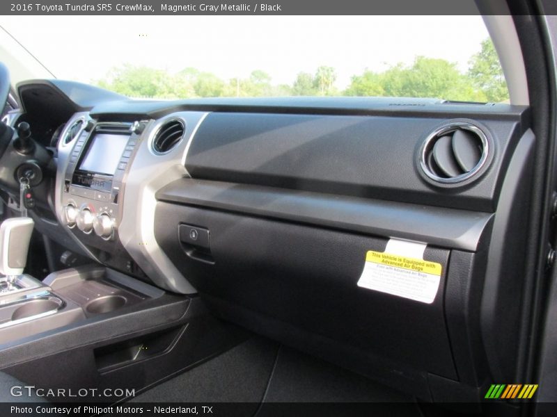 Magnetic Gray Metallic / Black 2016 Toyota Tundra SR5 CrewMax
