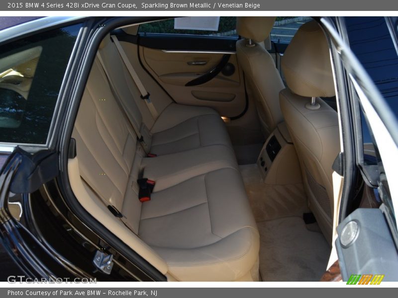 Sparkling Brown Metallic / Venetian Beige 2015 BMW 4 Series 428i xDrive Gran Coupe