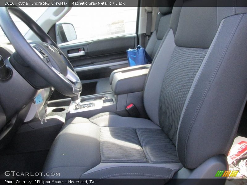 Magnetic Gray Metallic / Black 2016 Toyota Tundra SR5 CrewMax