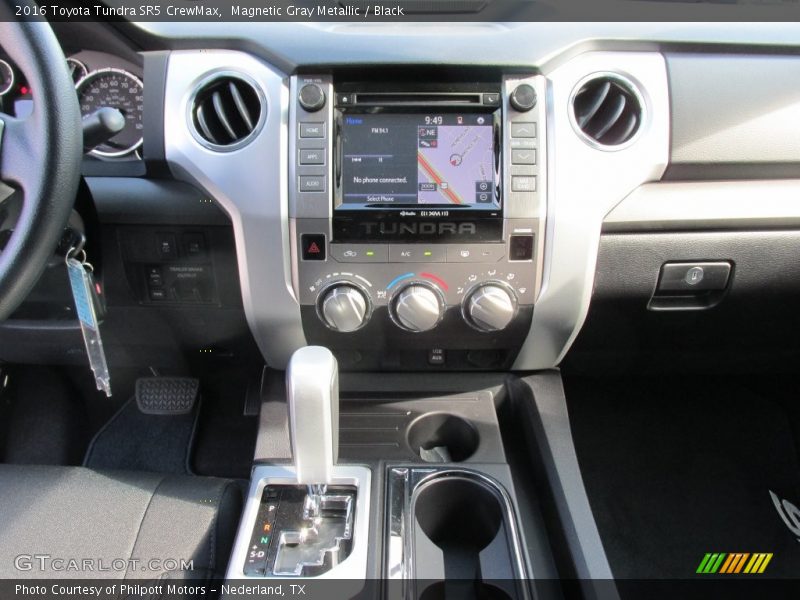Magnetic Gray Metallic / Black 2016 Toyota Tundra SR5 CrewMax