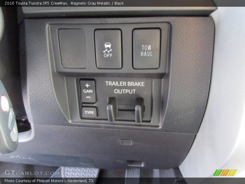 Magnetic Gray Metallic / Black 2016 Toyota Tundra SR5 CrewMax