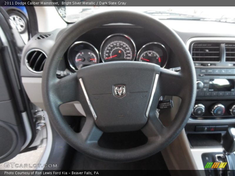 Bright Silver Metallic / Dark Slate Gray 2011 Dodge Caliber Mainstreet