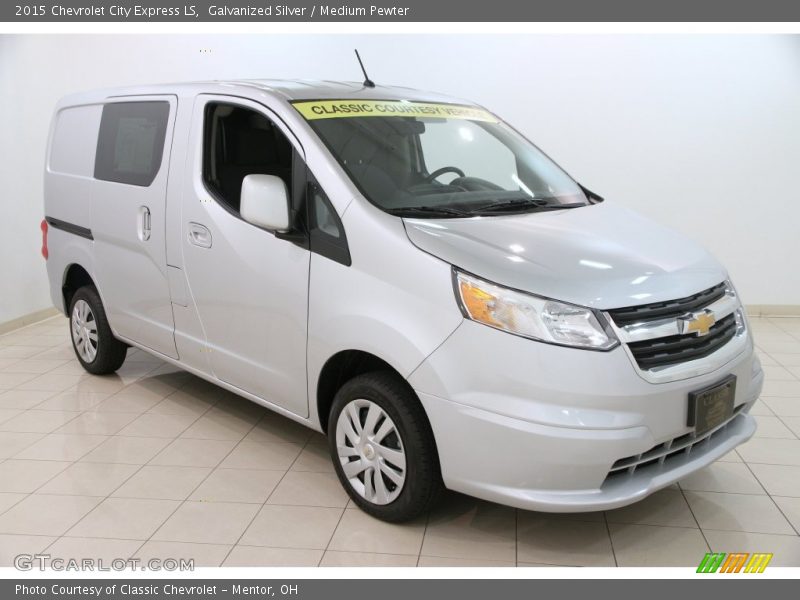 Galvanized Silver / Medium Pewter 2015 Chevrolet City Express LS
