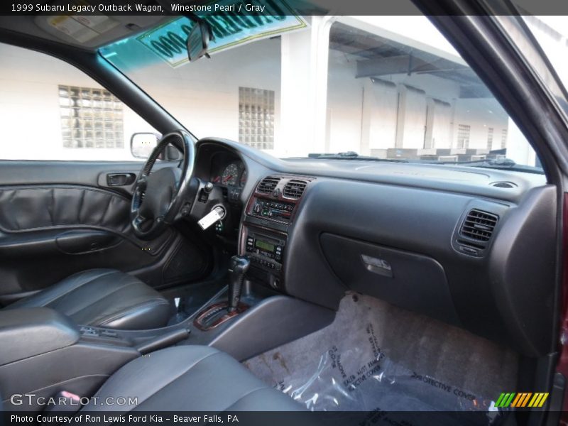 Winestone Pearl / Gray 1999 Subaru Legacy Outback Wagon