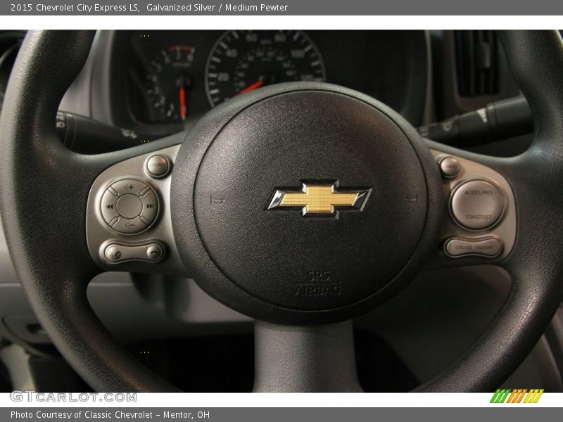 Galvanized Silver / Medium Pewter 2015 Chevrolet City Express LS