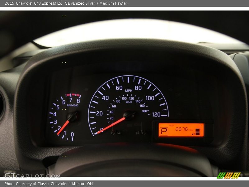 Galvanized Silver / Medium Pewter 2015 Chevrolet City Express LS