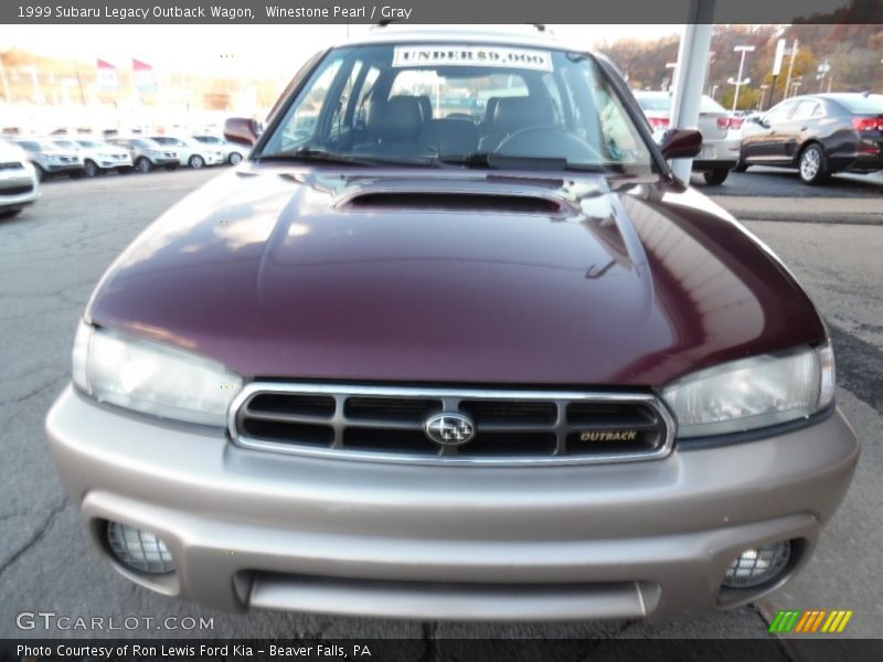 Winestone Pearl / Gray 1999 Subaru Legacy Outback Wagon