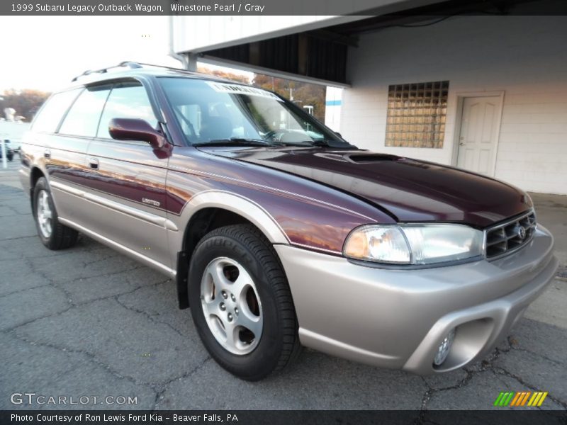 Front 3/4 View of 1999 Legacy Outback Wagon