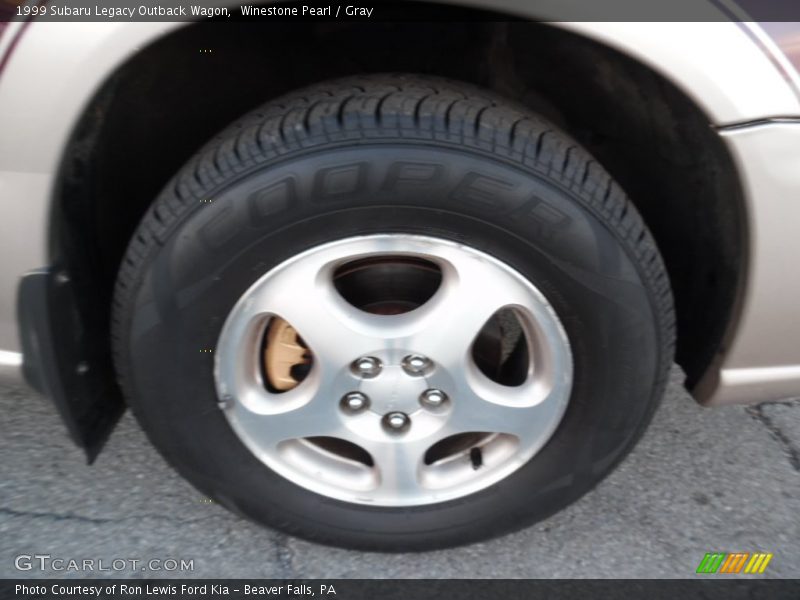 Winestone Pearl / Gray 1999 Subaru Legacy Outback Wagon