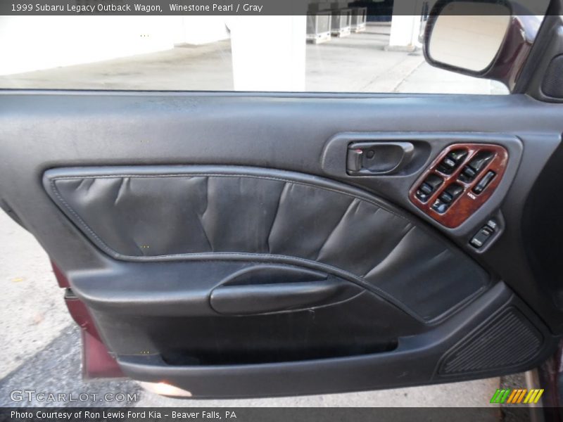 Winestone Pearl / Gray 1999 Subaru Legacy Outback Wagon