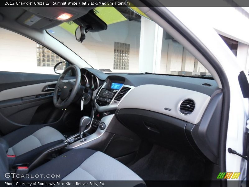 Summit White / Jet Black/Medium Titanium 2013 Chevrolet Cruze LS