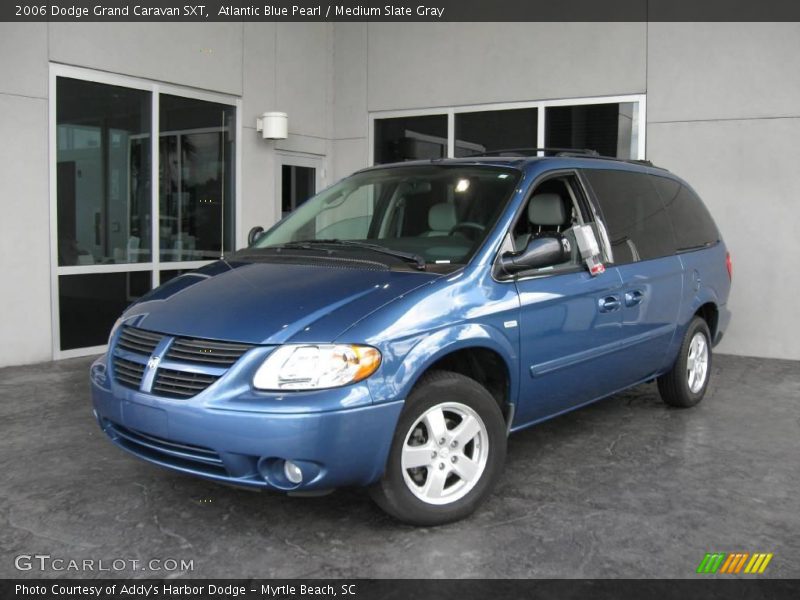 Atlantic Blue Pearl / Medium Slate Gray 2006 Dodge Grand Caravan SXT