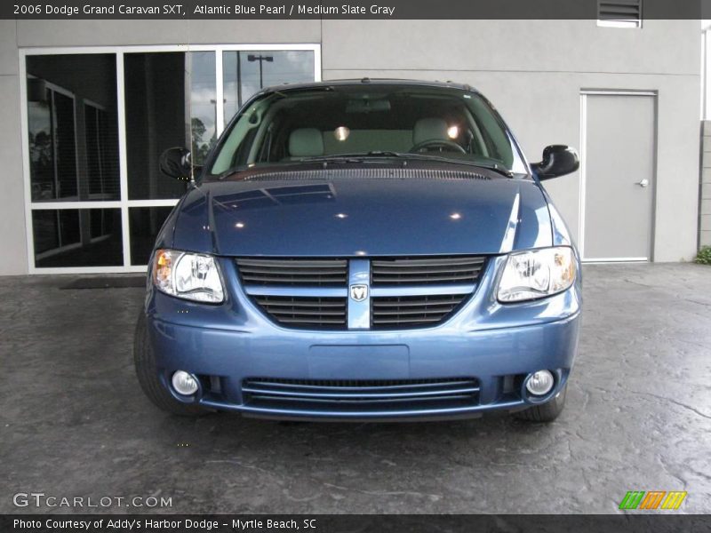 Atlantic Blue Pearl / Medium Slate Gray 2006 Dodge Grand Caravan SXT