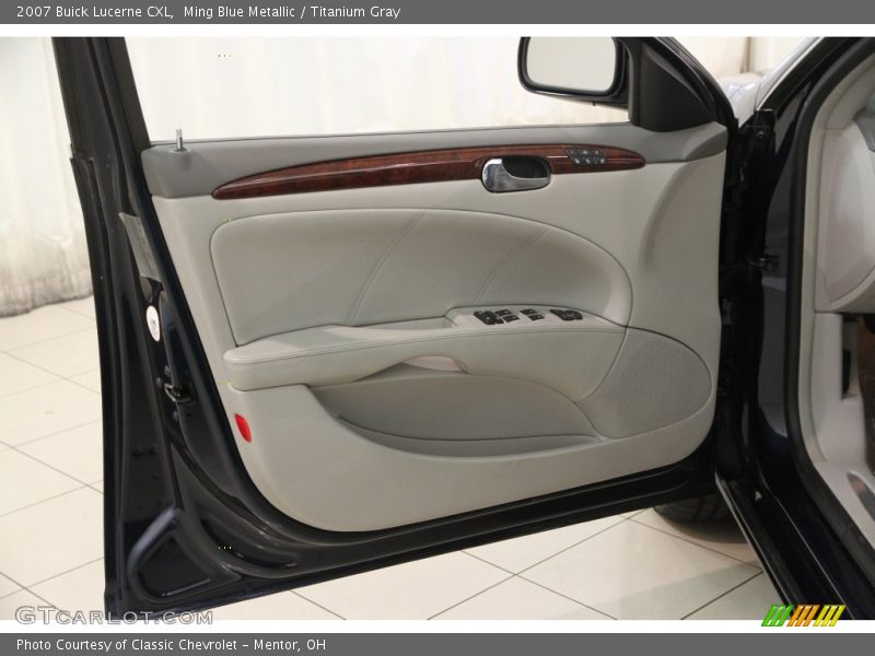 Ming Blue Metallic / Titanium Gray 2007 Buick Lucerne CXL