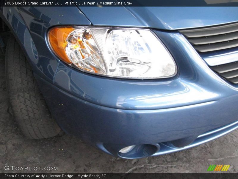 Atlantic Blue Pearl / Medium Slate Gray 2006 Dodge Grand Caravan SXT