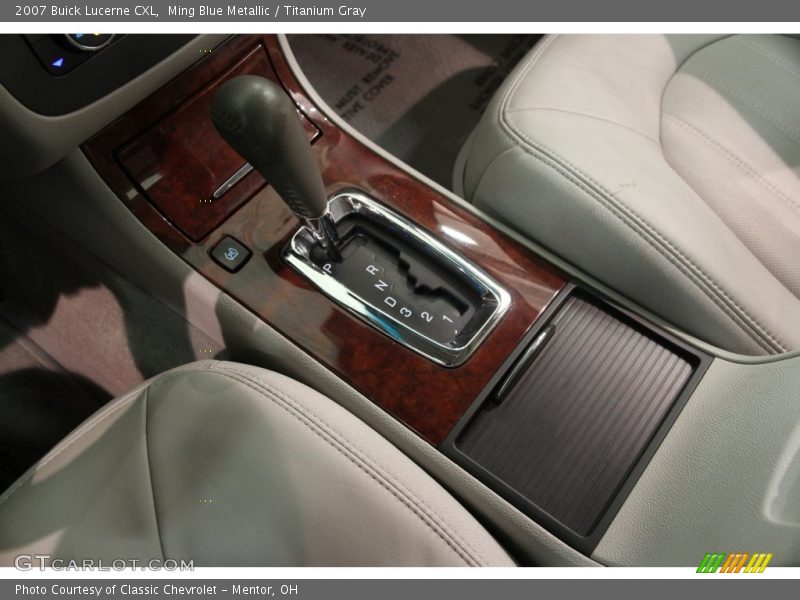 Ming Blue Metallic / Titanium Gray 2007 Buick Lucerne CXL