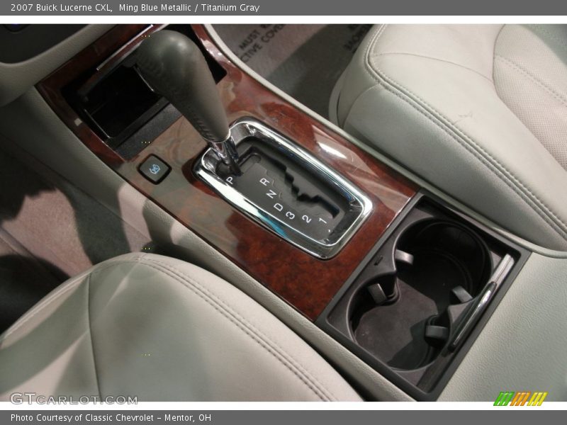 Ming Blue Metallic / Titanium Gray 2007 Buick Lucerne CXL