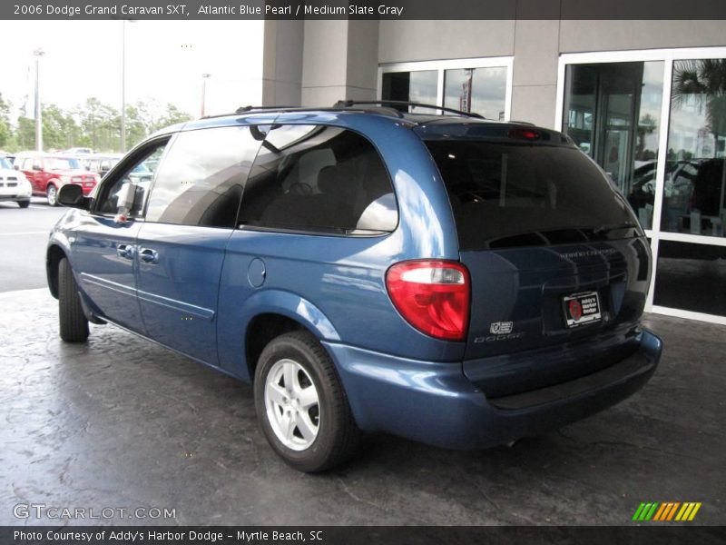 Atlantic Blue Pearl / Medium Slate Gray 2006 Dodge Grand Caravan SXT