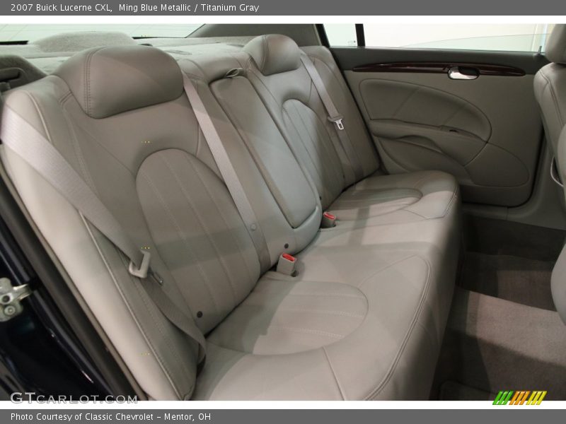Ming Blue Metallic / Titanium Gray 2007 Buick Lucerne CXL