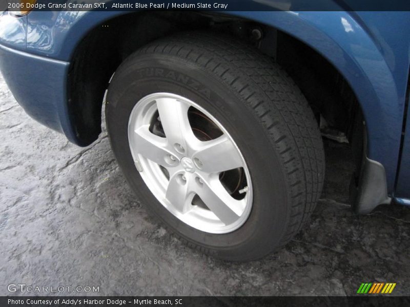 Atlantic Blue Pearl / Medium Slate Gray 2006 Dodge Grand Caravan SXT
