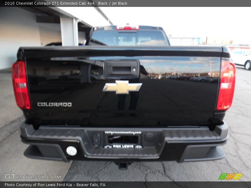 Black / Jet Black 2016 Chevrolet Colorado Z71 Extended Cab 4x4