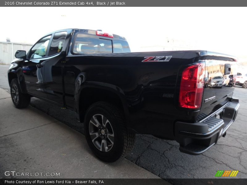 Black / Jet Black 2016 Chevrolet Colorado Z71 Extended Cab 4x4