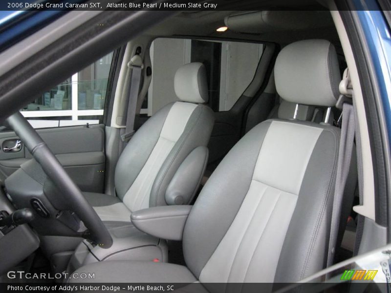 Atlantic Blue Pearl / Medium Slate Gray 2006 Dodge Grand Caravan SXT