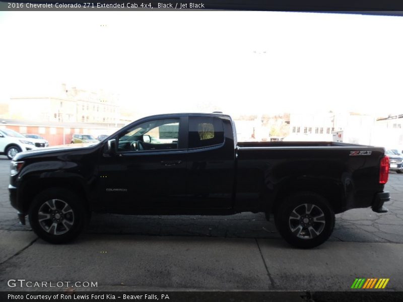 Black / Jet Black 2016 Chevrolet Colorado Z71 Extended Cab 4x4