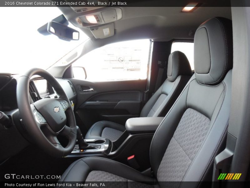Black / Jet Black 2016 Chevrolet Colorado Z71 Extended Cab 4x4