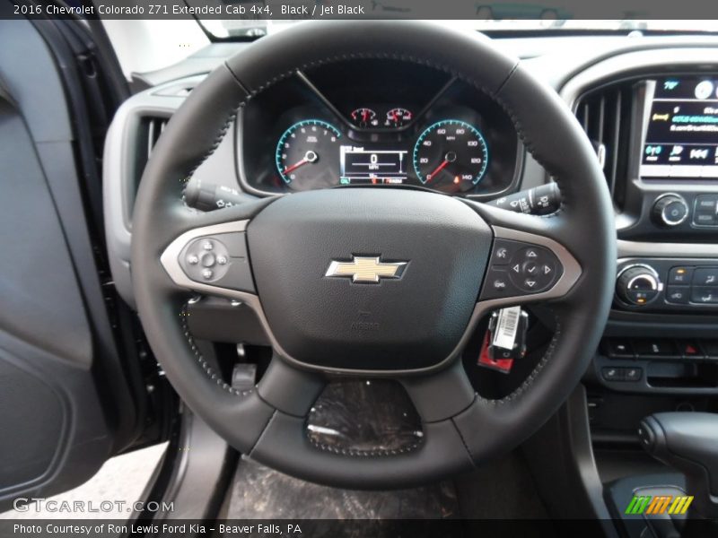 Black / Jet Black 2016 Chevrolet Colorado Z71 Extended Cab 4x4