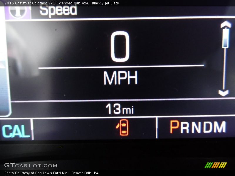 Black / Jet Black 2016 Chevrolet Colorado Z71 Extended Cab 4x4