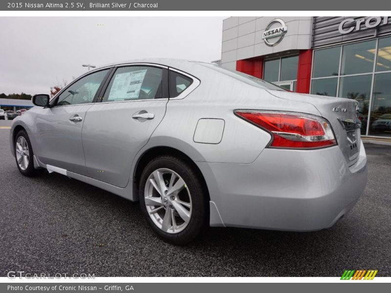 Brilliant Silver / Charcoal 2015 Nissan Altima 2.5 SV