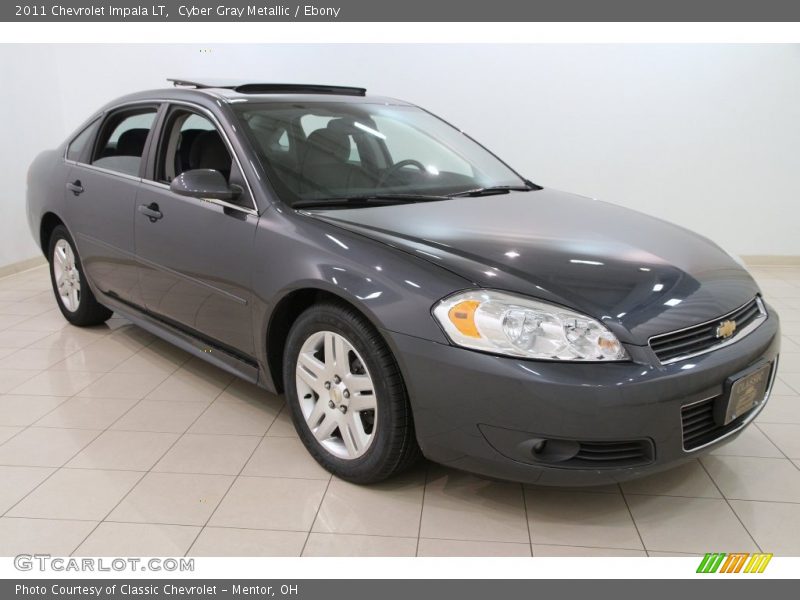 Cyber Gray Metallic / Ebony 2011 Chevrolet Impala LT