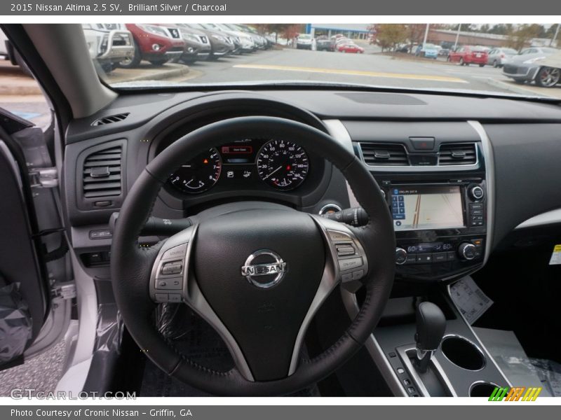 Brilliant Silver / Charcoal 2015 Nissan Altima 2.5 SV