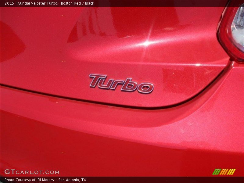 Boston Red / Black 2015 Hyundai Veloster Turbo