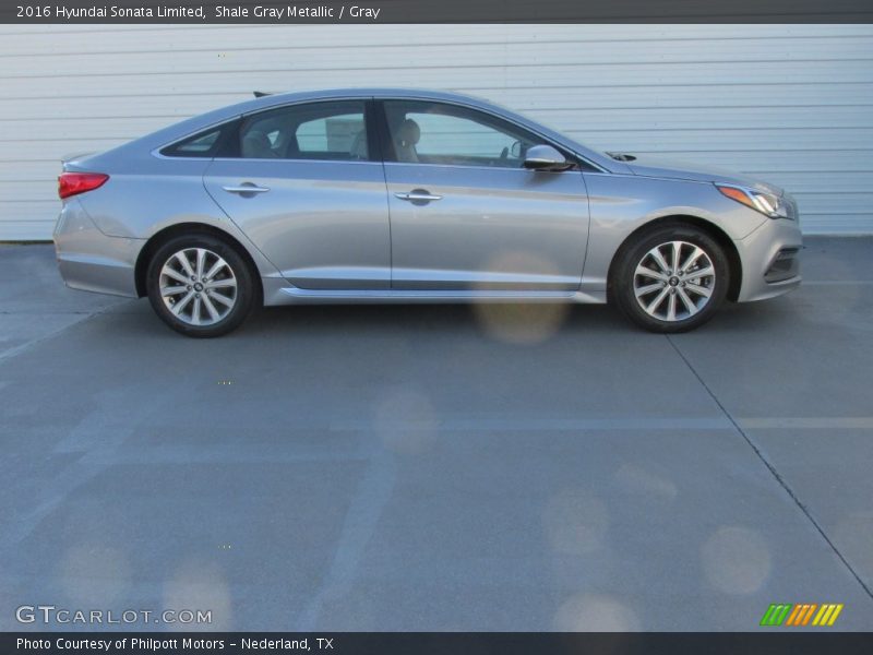 Shale Gray Metallic / Gray 2016 Hyundai Sonata Limited