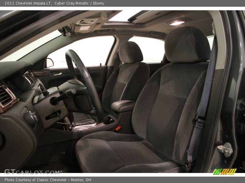 Cyber Gray Metallic / Ebony 2011 Chevrolet Impala LT
