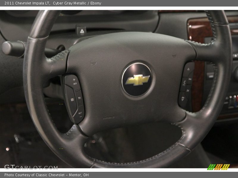 Cyber Gray Metallic / Ebony 2011 Chevrolet Impala LT