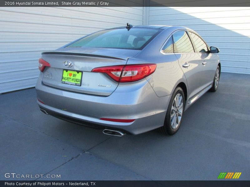 Shale Gray Metallic / Gray 2016 Hyundai Sonata Limited