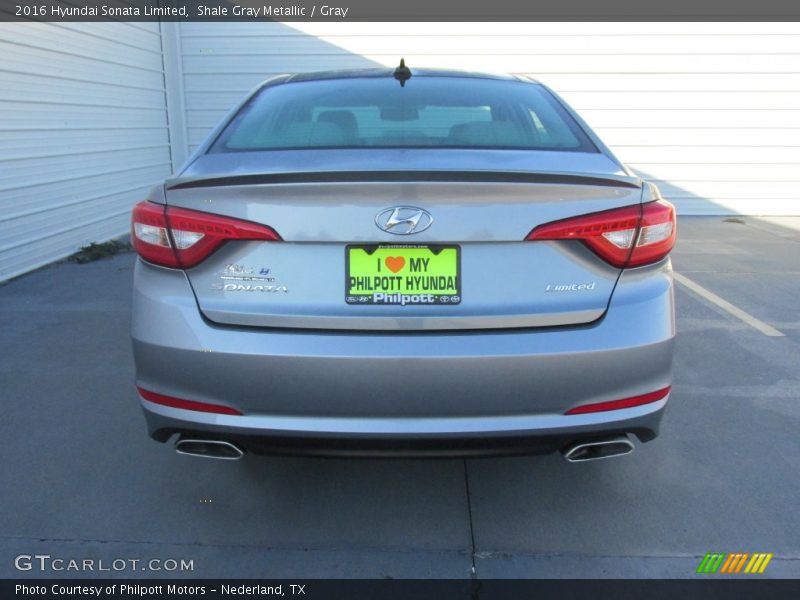 Shale Gray Metallic / Gray 2016 Hyundai Sonata Limited
