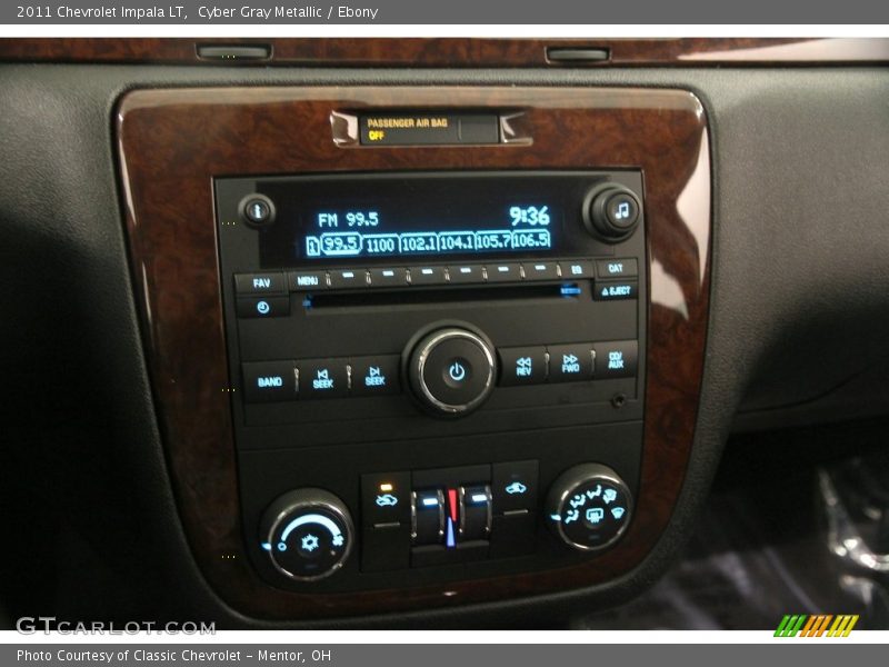 Cyber Gray Metallic / Ebony 2011 Chevrolet Impala LT