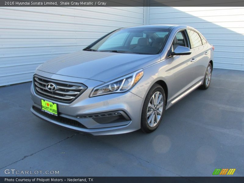 Shale Gray Metallic / Gray 2016 Hyundai Sonata Limited