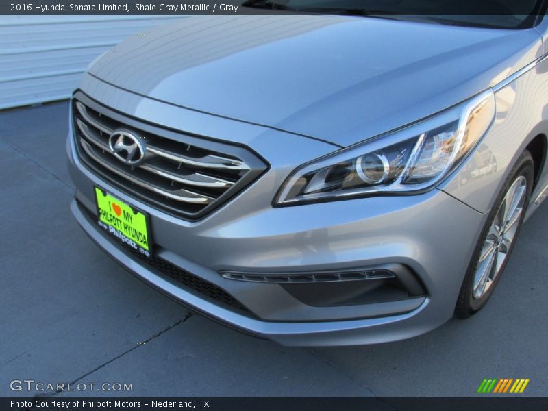 Shale Gray Metallic / Gray 2016 Hyundai Sonata Limited